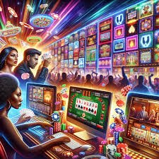 Ilustrasi game sportsbook dan casino di perangkat mobile